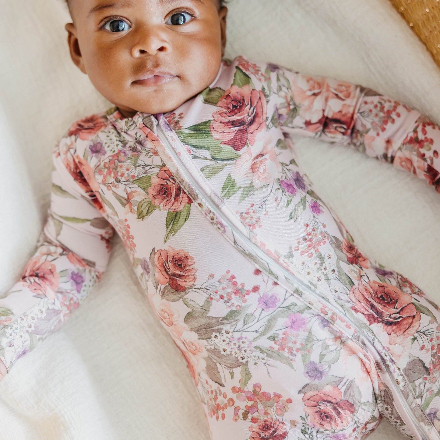 Bamboo Zip-Up Footie Pajama - Deborah