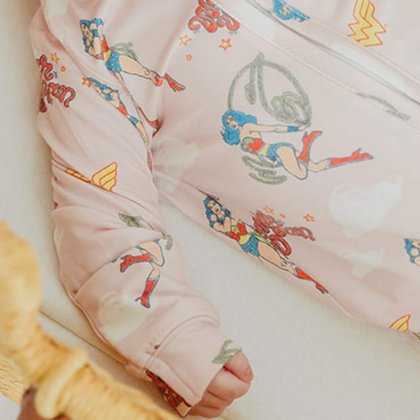 Zip-Up Footie Pajama - Wonder Woman